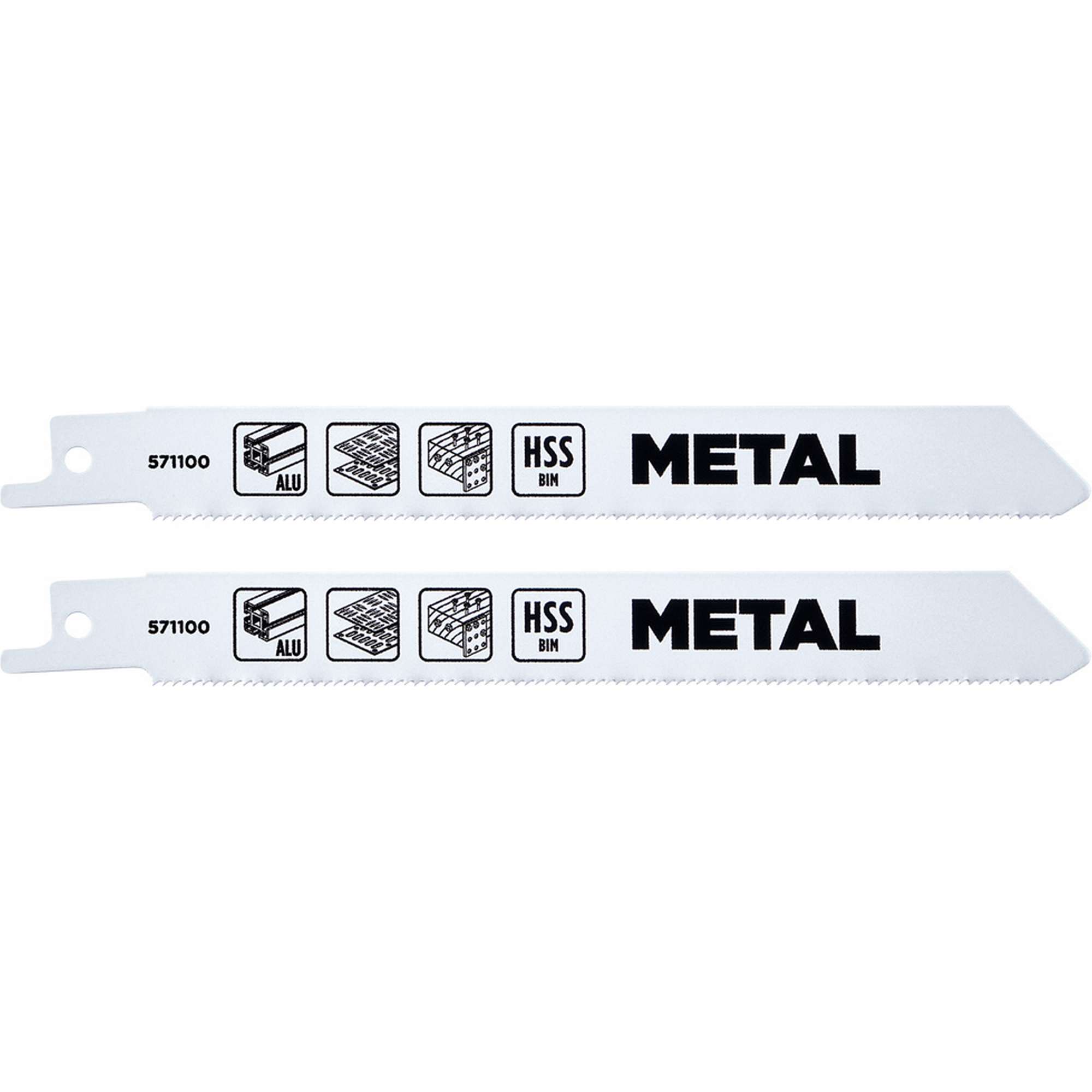 HSS-Bimetall-Säbelsägeblatt-Set 152 mm 2-teilig