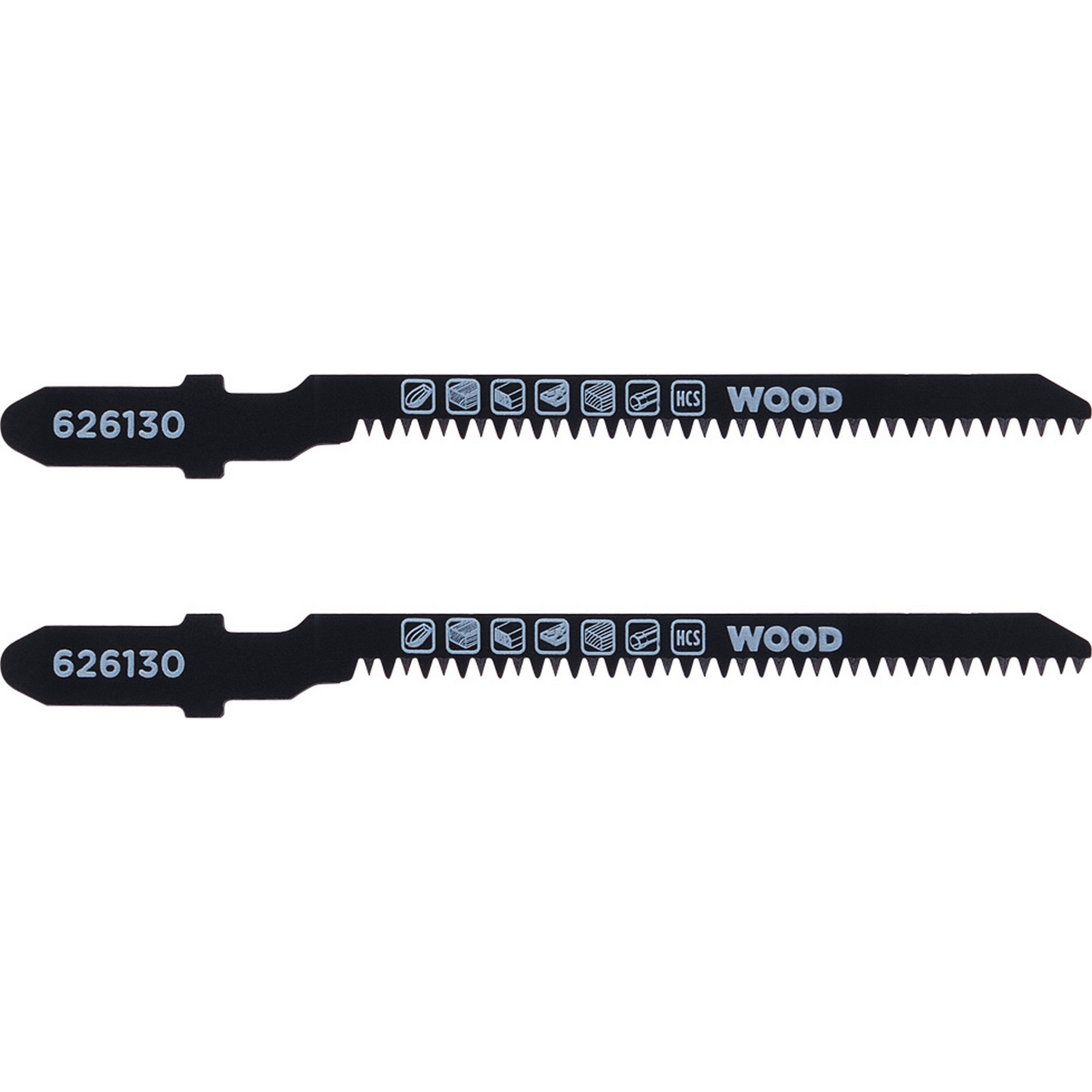 HCS-Stichsägeblatt-Set mit T-Schaft 82 mm 2-teilig
