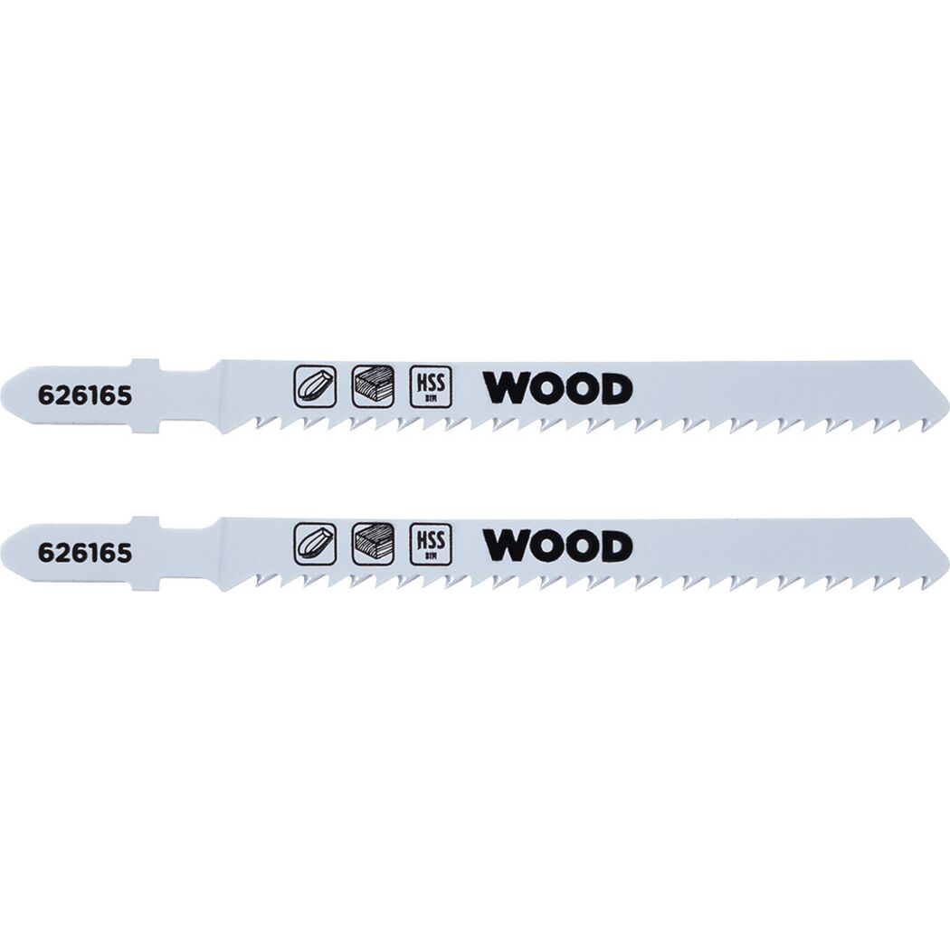 HSS-Bimetall-Stichsägeblatt-Set mit T-Schaft 100 mm 2-teilig