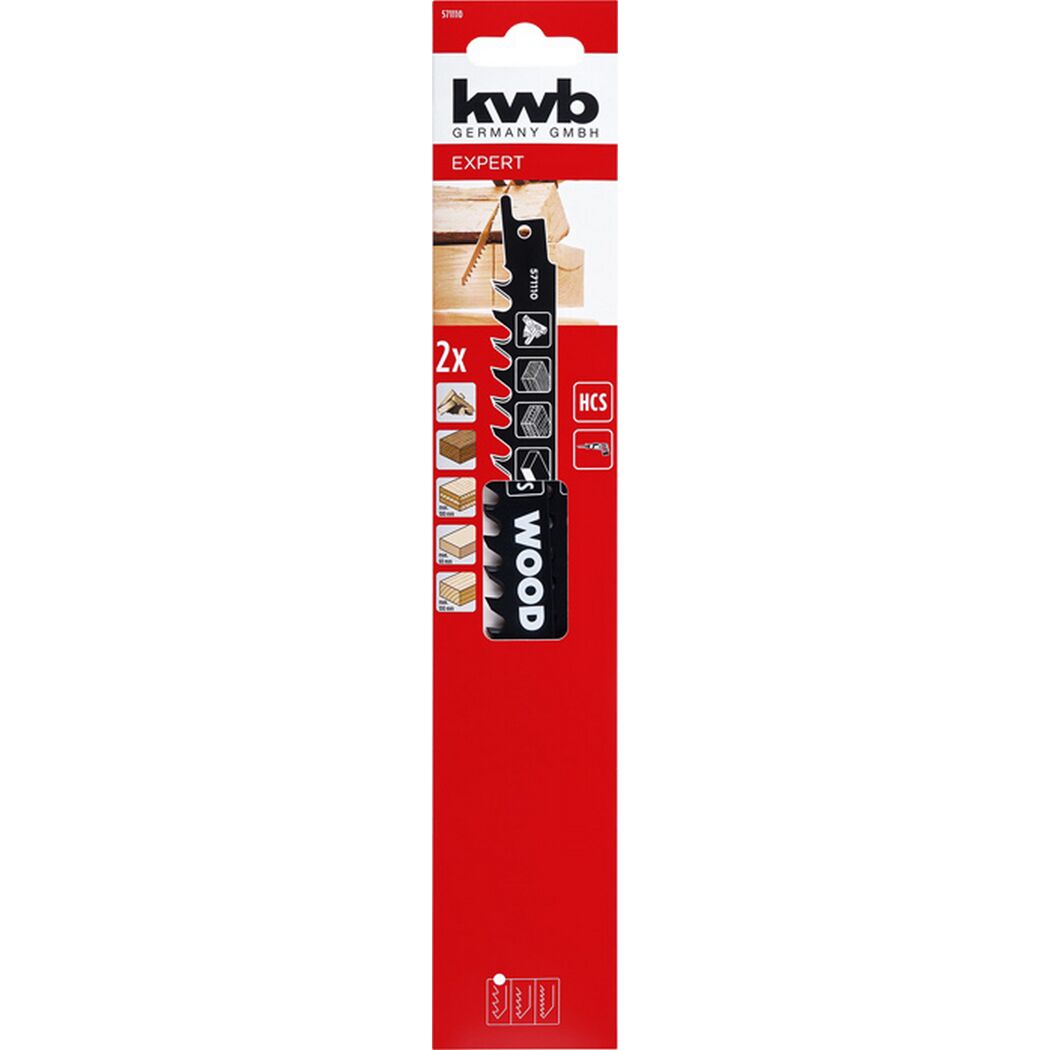 HCS-Säbelsägeblatt-Set 240 mm 2-teilig