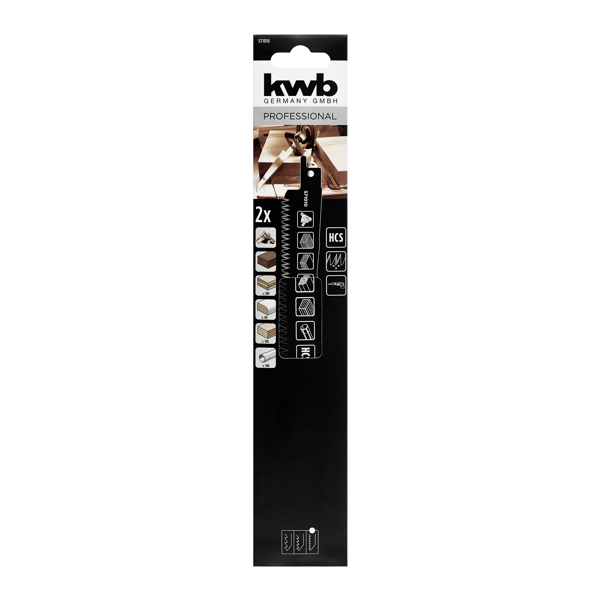 HCS-Säbelsägeblatt-Set 230 mm 2-teilig