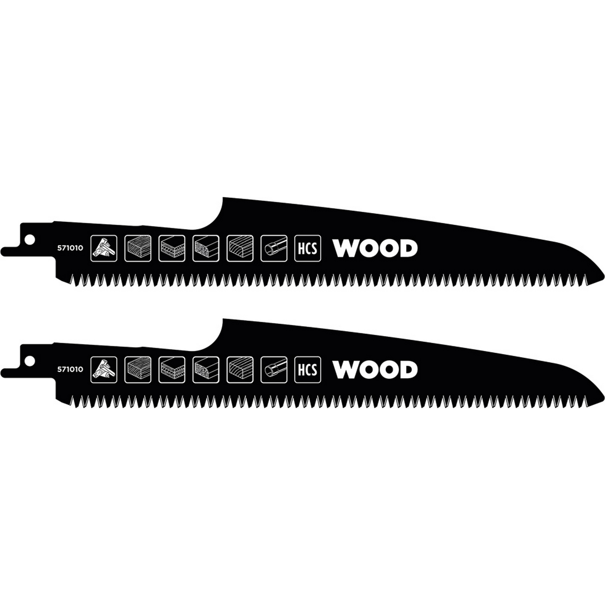 HCS-Säbelsägeblatt-Set 230 mm 2-teilig