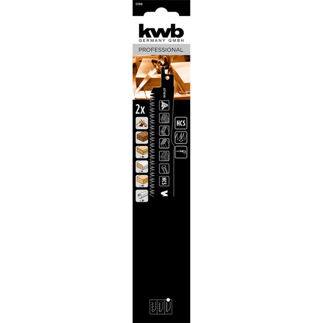 HCS-Säbelsägeblatt-Set 230 mm 2-teilig