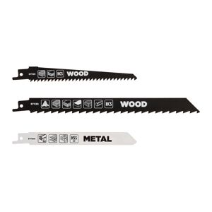 HCS-Bimetall-Säbelsägeblatt-Set 229 mm 3-teilig