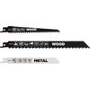 HCS-Bimetall-Säbelsägeblatt-Set 229 mm 3-teilig