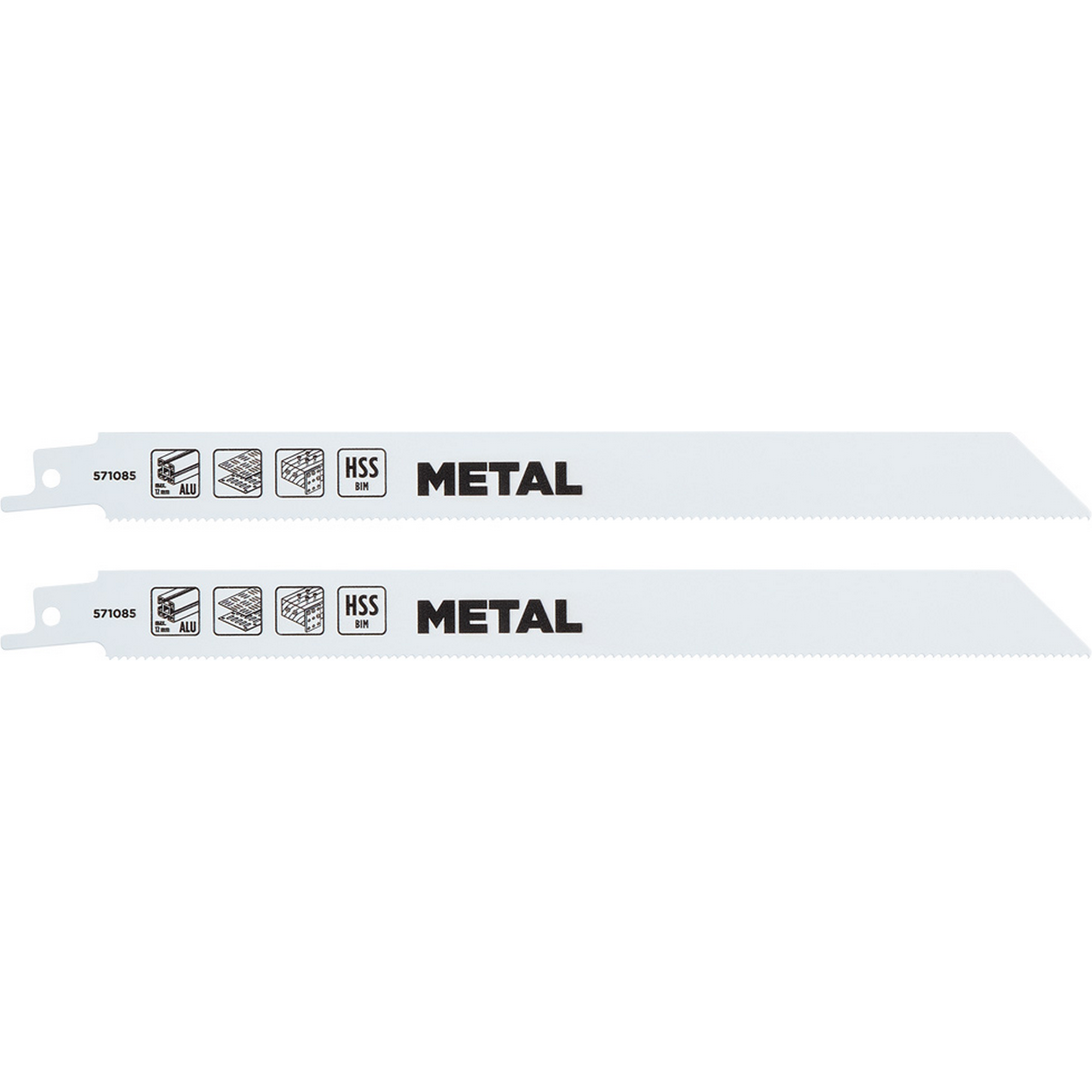 HSS-Bimetall-Säbelsägeblatt-Set 229 mm 2-teilig