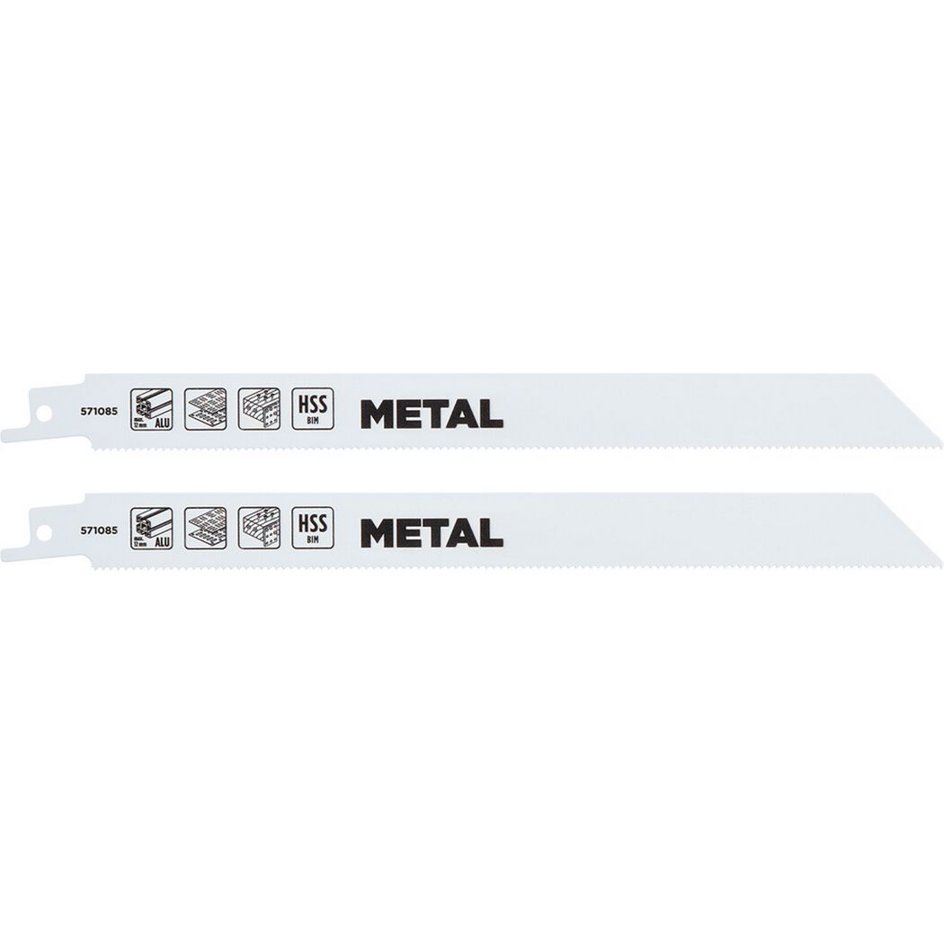 HSS-Bimetall-Säbelsägeblatt-Set 229 mm 2-teilig