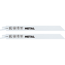 HSS-Bimetall-Säbelsägeblatt-Set 229 mm 2-teilig