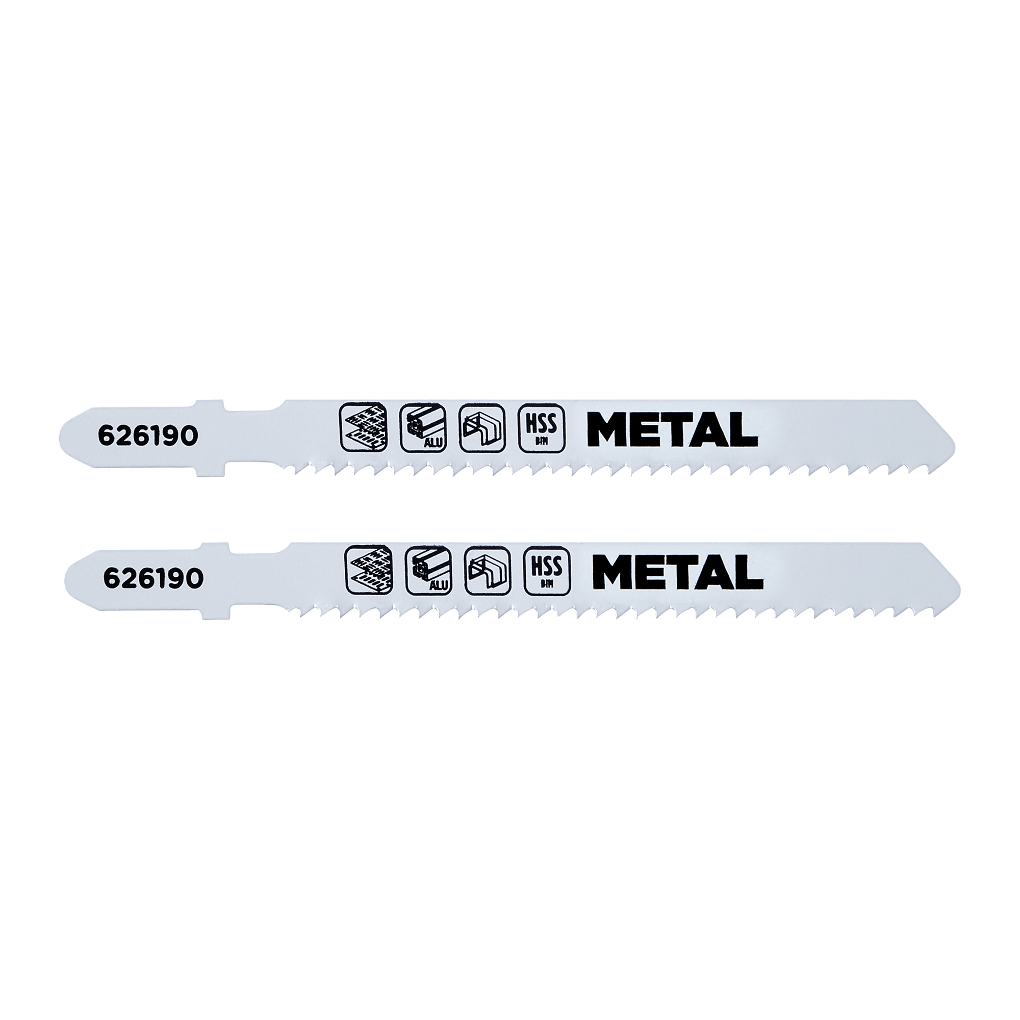 HSS-Bimetall-Stichsägeblatt-Set mit T-Schaft 91 mm 2-teilig