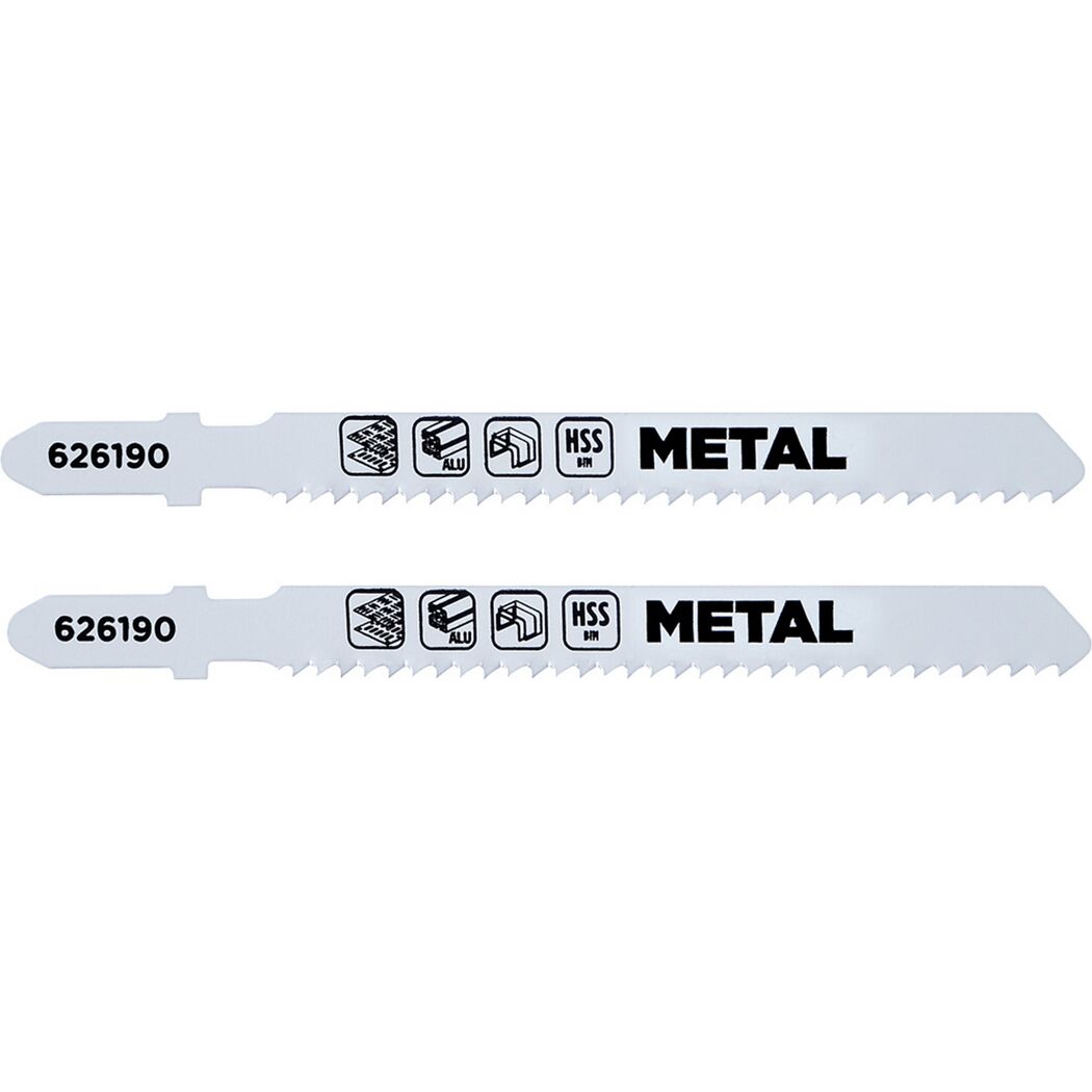 HSS-Bimetall-Stichsägeblatt-Set mit T-Schaft 91 mm 2-teilig