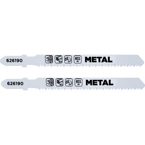 HSS-Bimetall-Stichsägeblatt-Set mit T-Schaft 91 mm 2-teilig