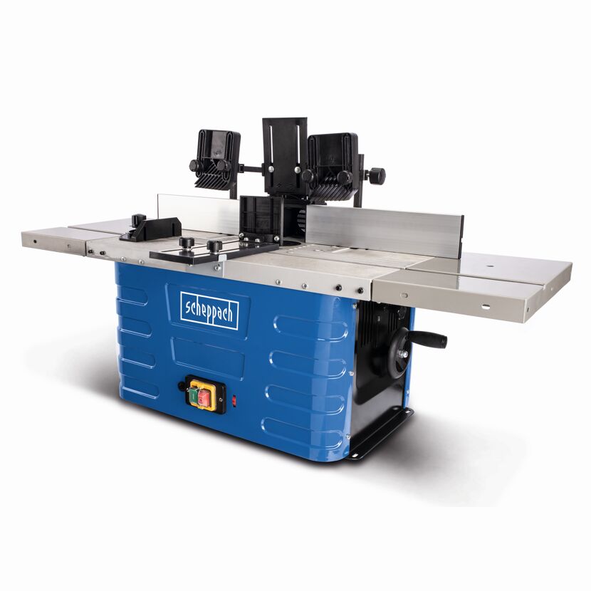 Blaue Tischfräsmaschine
