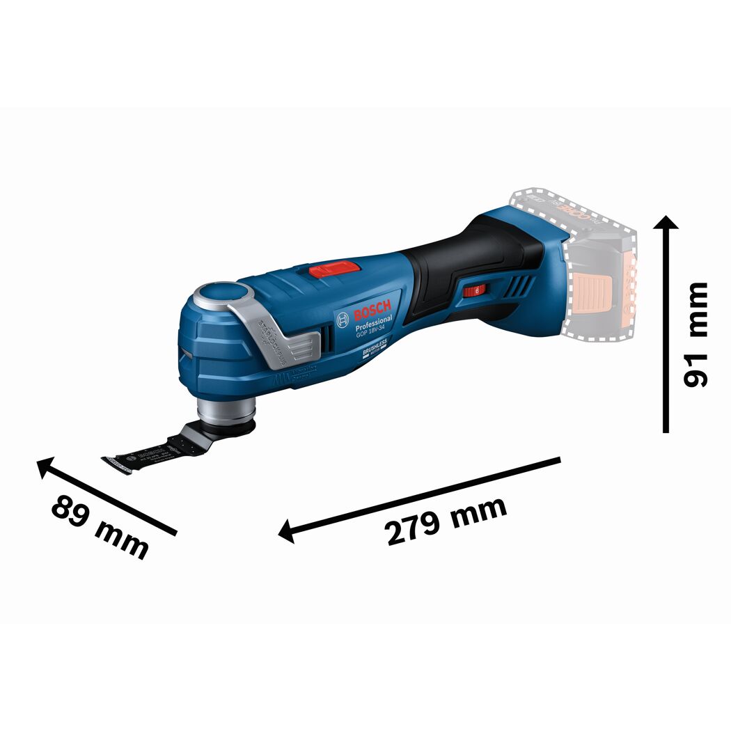 Bosch Akku-Multi-Cutter mit Sägeblatt
