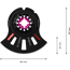 Sägeblatt 'Expert MultiMaterial Segment Blade ACZ 105 ET' für Multifunktionswerkzeuge 105 mm