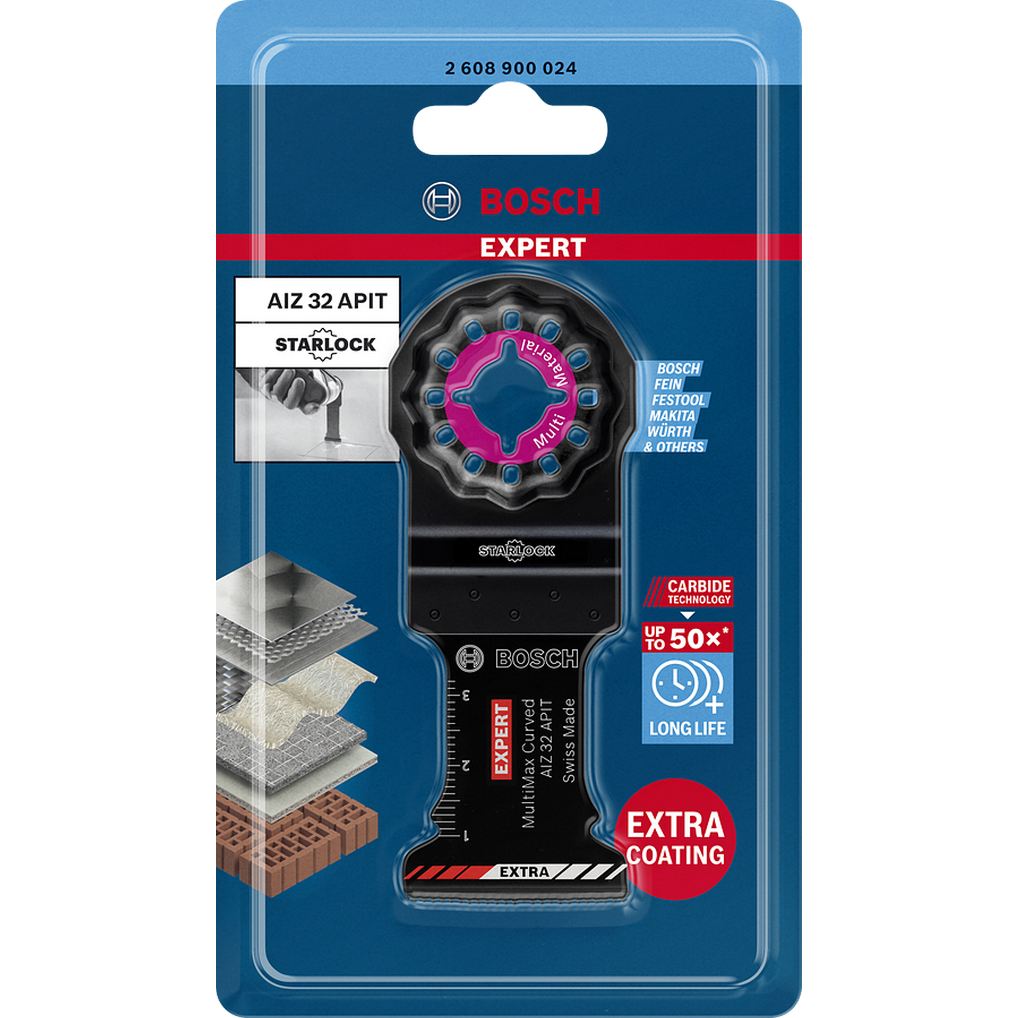Sägeblatt 'Expert MultiMax AIZ 32 APIT' für Multifunktionswerkzeuge 32 mm