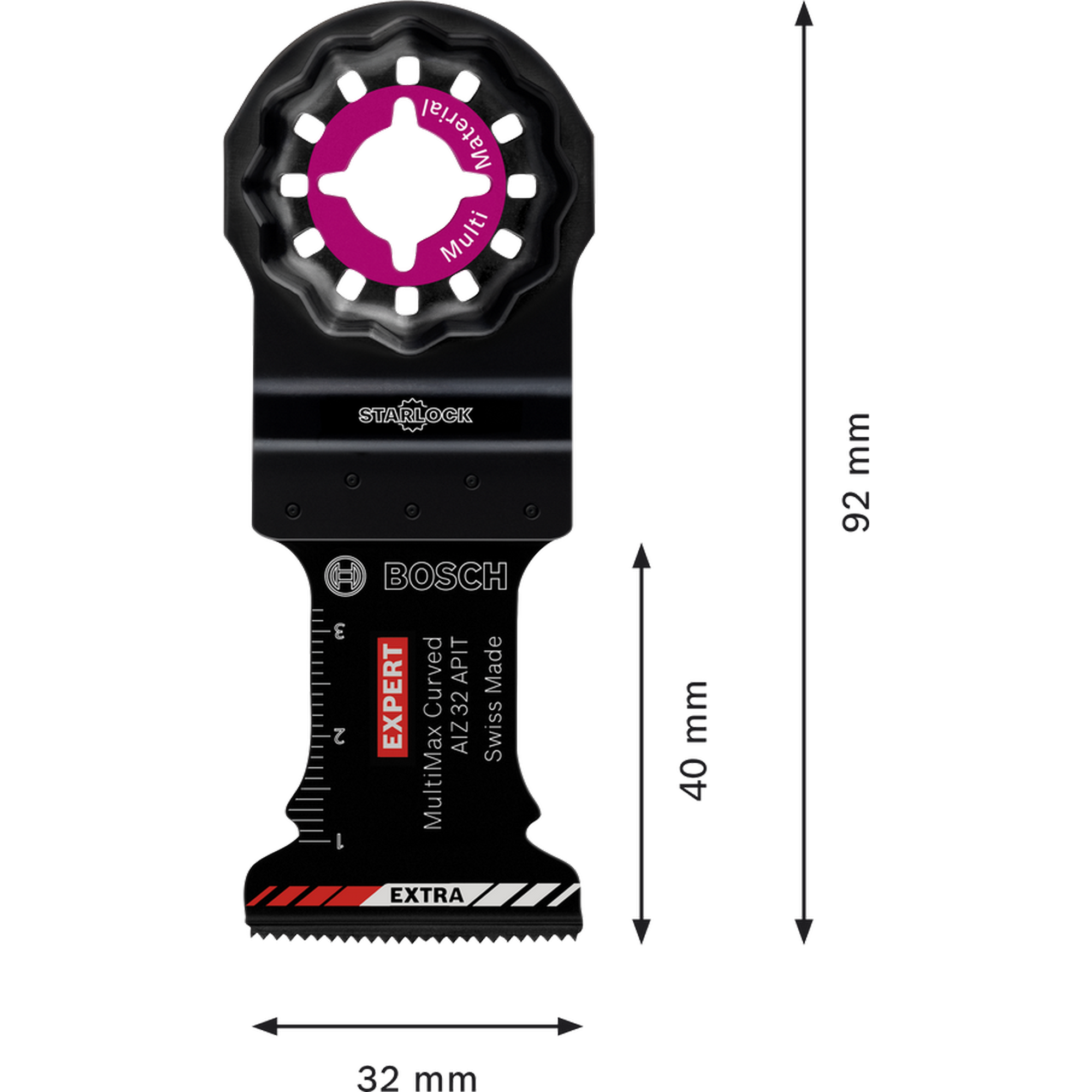 Sägeblatt 'Expert MultiMax AIZ 32 APIT' für Multifunktionswerkzeuge 32 mm, 5 Stück