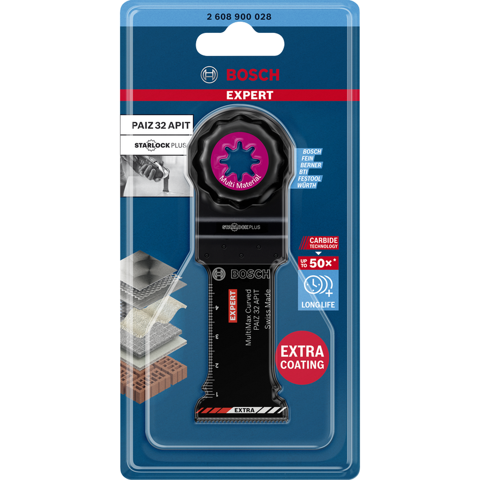 Sägeblatt 'Expert MultiMax PAIZ 32 APIT' für Multifunktionswerkzeuge 32 mm