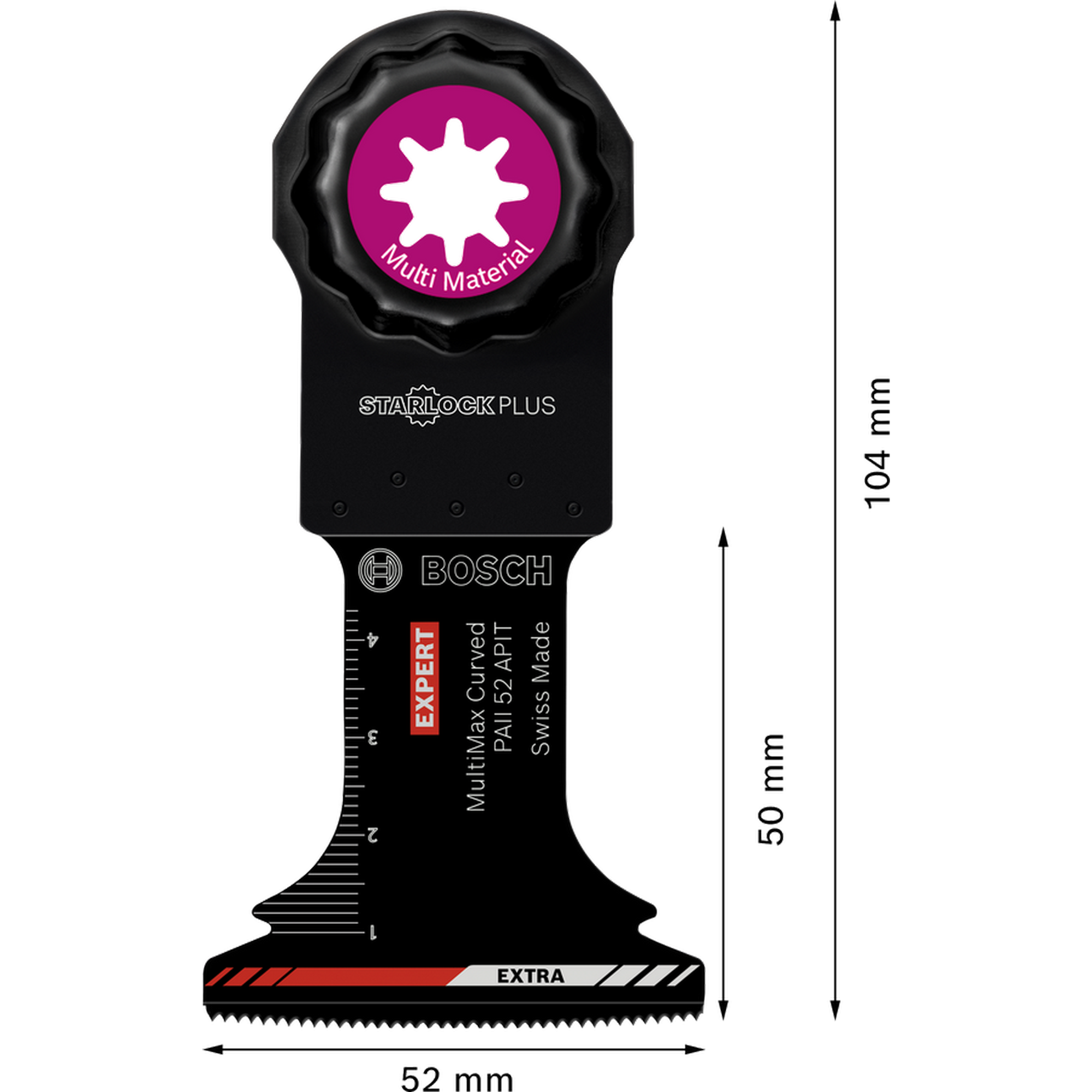 Sägeblatt 'Expert MultiMax PAII 52 APIT' für Multifunktionswerkzeuge 52 mm