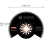 Sägeblatt 'Expert Grout Segment Blade ACZ 85 RD4' für Multifunktionswerkzeuge Ø 85 mm, 10 Stück