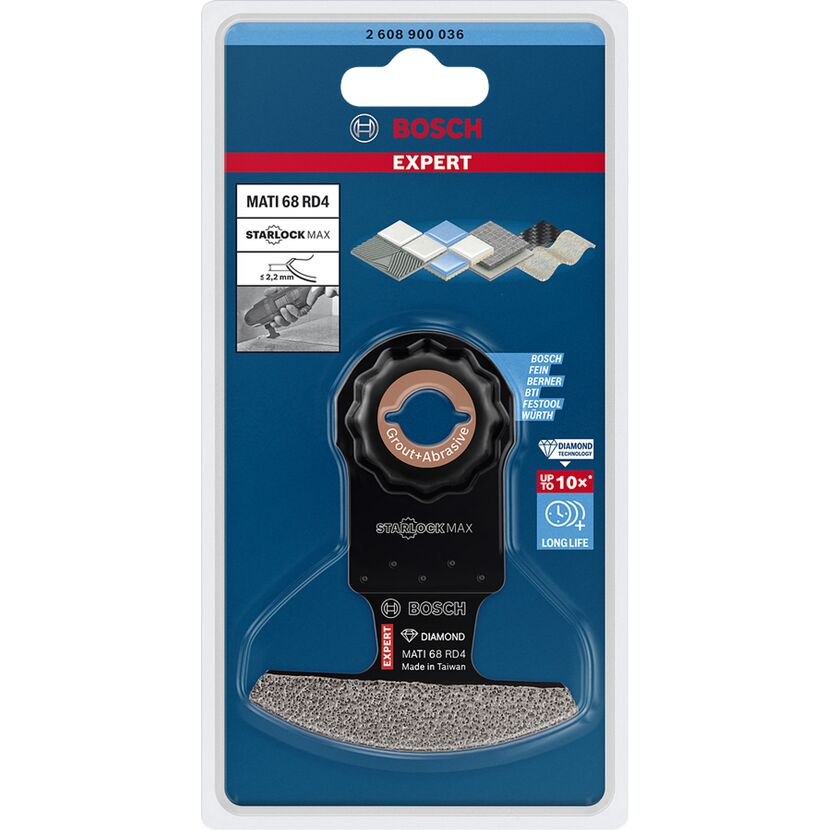 Sägeblatt 'Expert Corner Blade MATI 68 RD4' für Multifunktionswerkzeuge 68 x 30 mm