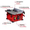 Tischkreissäge 'TC-TS 8' 900 W rot