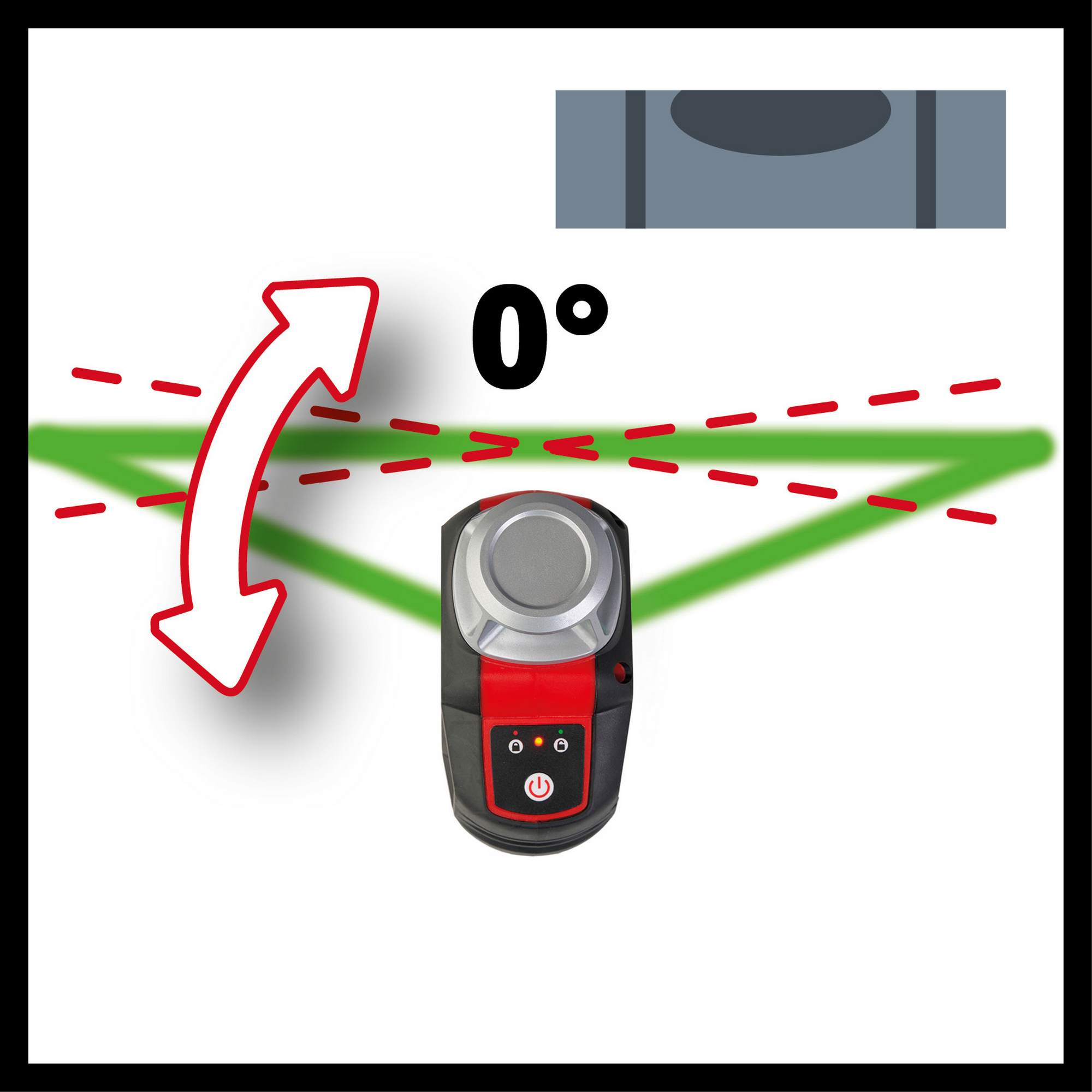 Kreuzlinienlaser 'TE-LL 360 G' selbstnivellierend + product picture