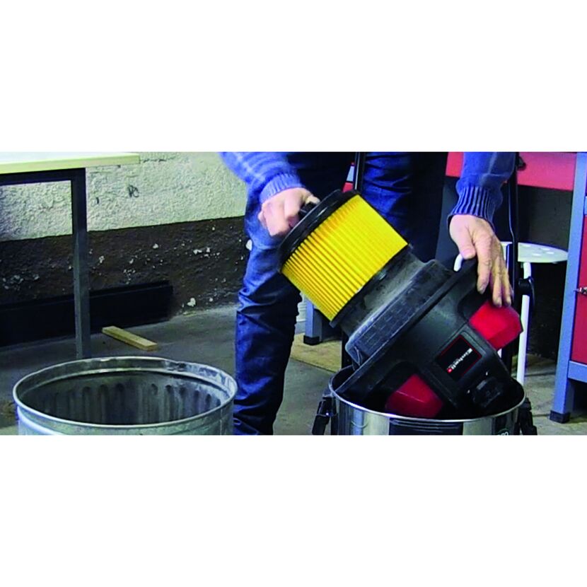 Faltenfilter mit Schraubdeckel
