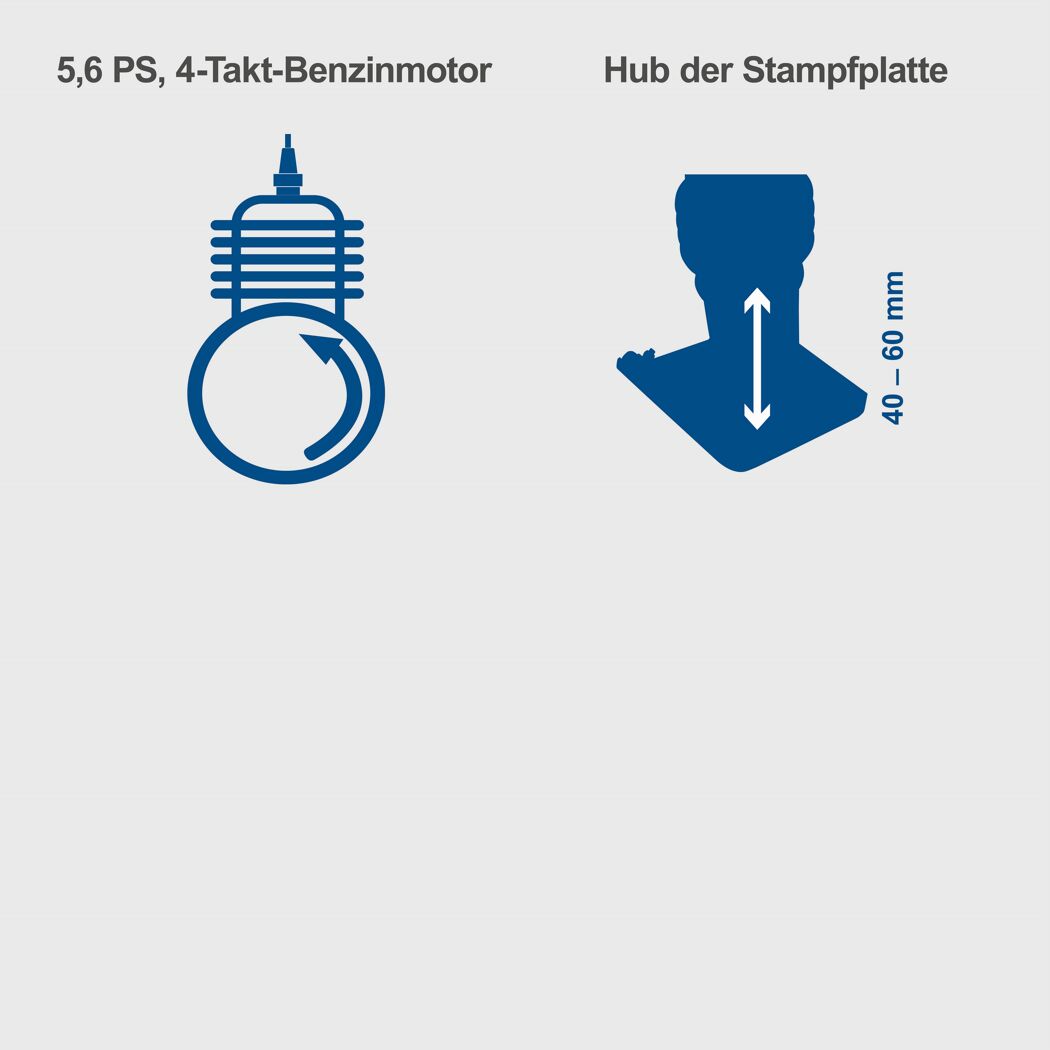 Vibrationsstampfer 'VS1000' 6,5 PS