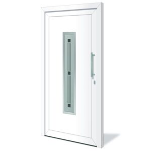 Roro Haustür 'Roth' weiß 1100 x 2100 mm DIN R