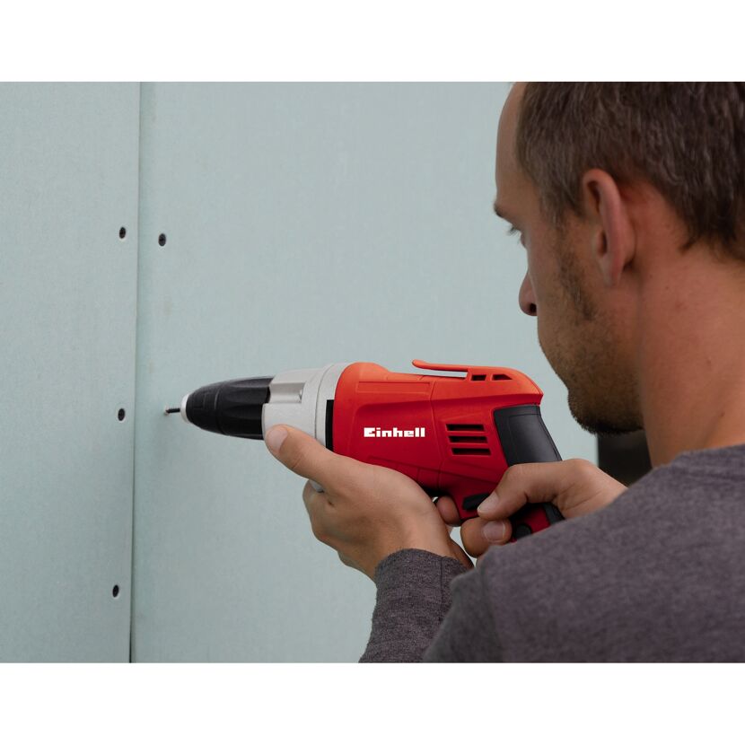 Trockenbauschrauber 'TH-DY 500 E' schwarz/rot 230 V 500 W