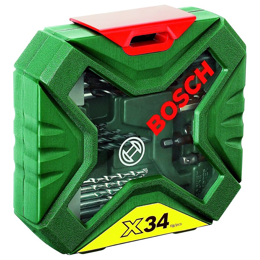 Bohrer- und Schrauber-Set 'X-Line' 34-teilig
