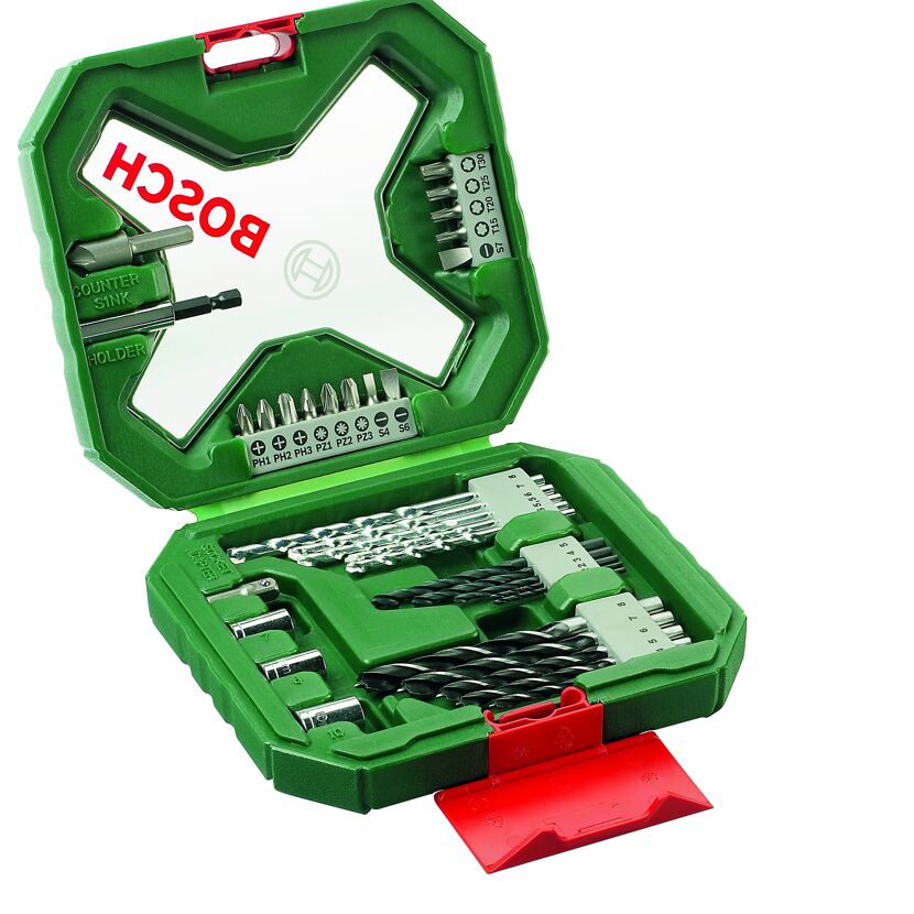 Bohrer- und Schrauber-Set 'X-Line' 34-teilig