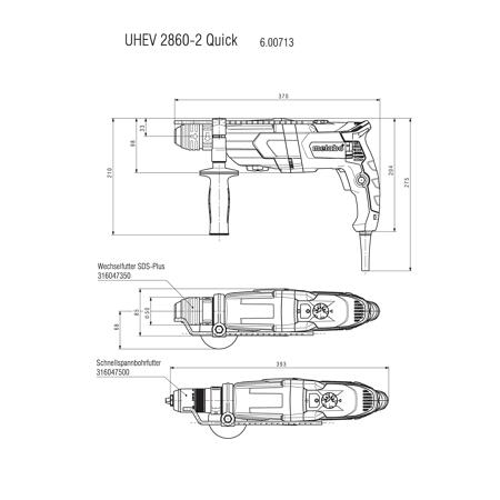 10. Bild von Multihammer 'UHEV 2860-2 Quick' 1100 W