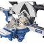 Kapp-Zugsäge Scheppach HM100MP beim Schneiden von Holz