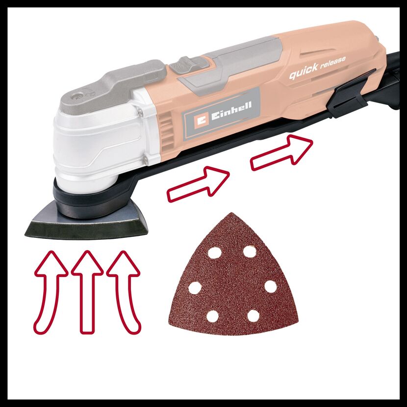 Multifunktionswerkzeug 'TE-MG 300 EQ' schwarz-rot
