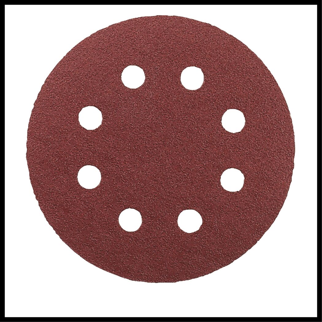 Rundes Schleifpapier mit acht Löchern