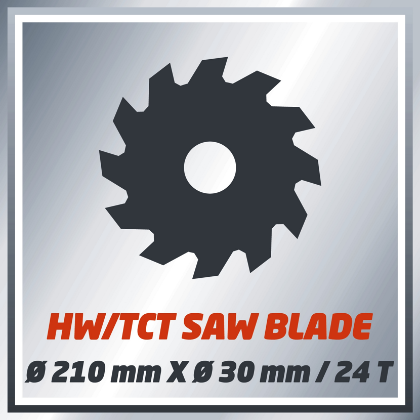 HW/TCT Sägeblatt Ø 210 mm x Ø 30 mm / 24T