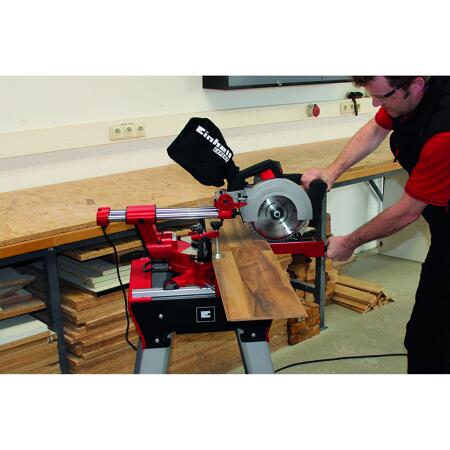 3. Bild von Zug-, Kapp- und Gehrungssäge 'TE-SM 2534 Dual' rot 1800 W
