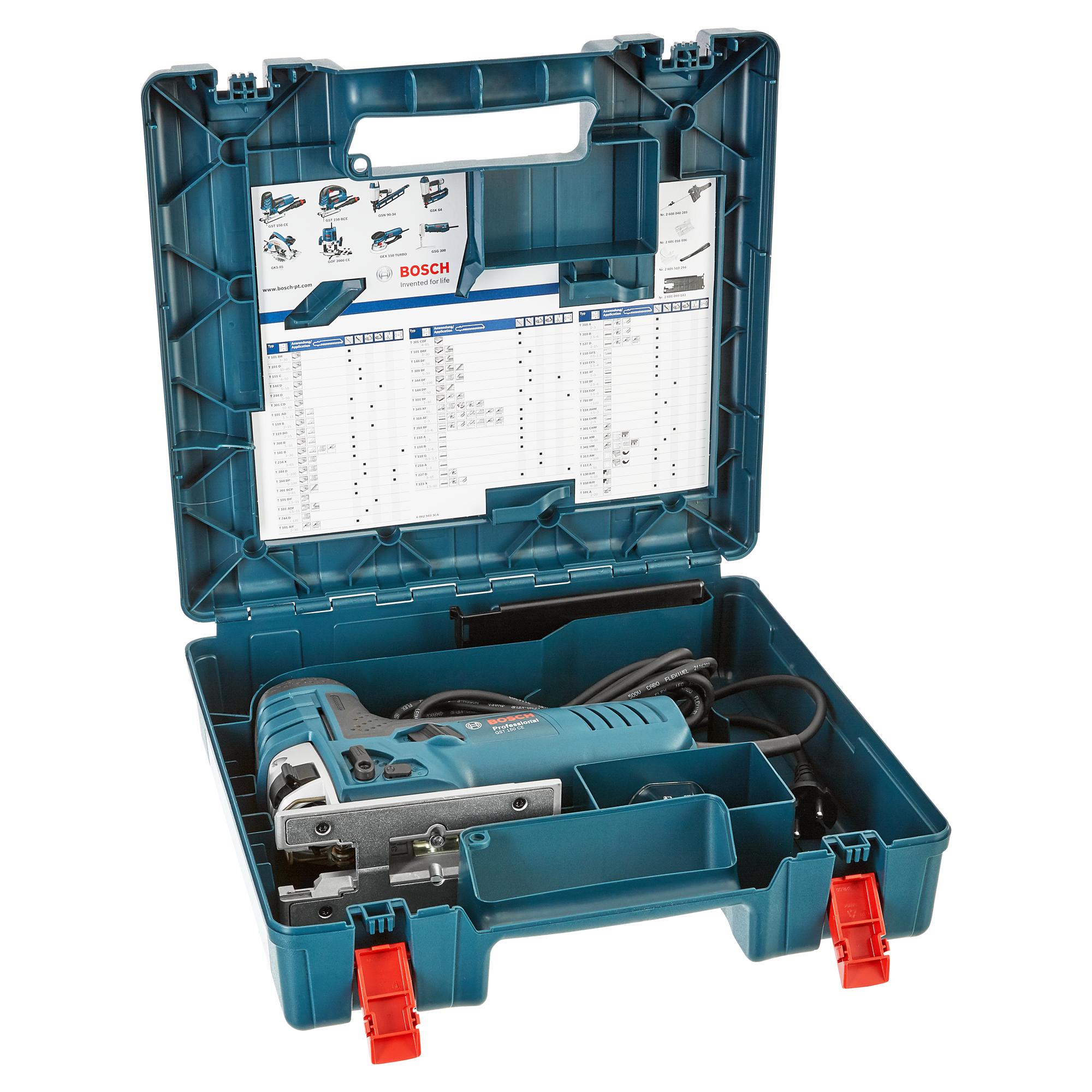 Stichsäge 'Professional GST 150 CE' blau 780 W, inkl. Transportkoffer + product picture