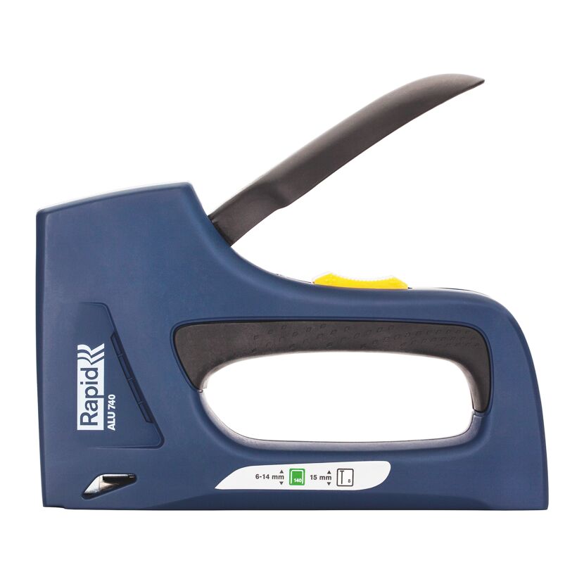Blauer Handtacker Rapid ALU740