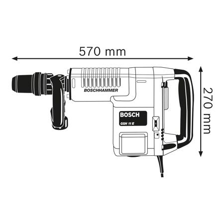 6. Bild von Schlaghammer 'GSH 11 E' Professional, 1500 W, mit Transportbox