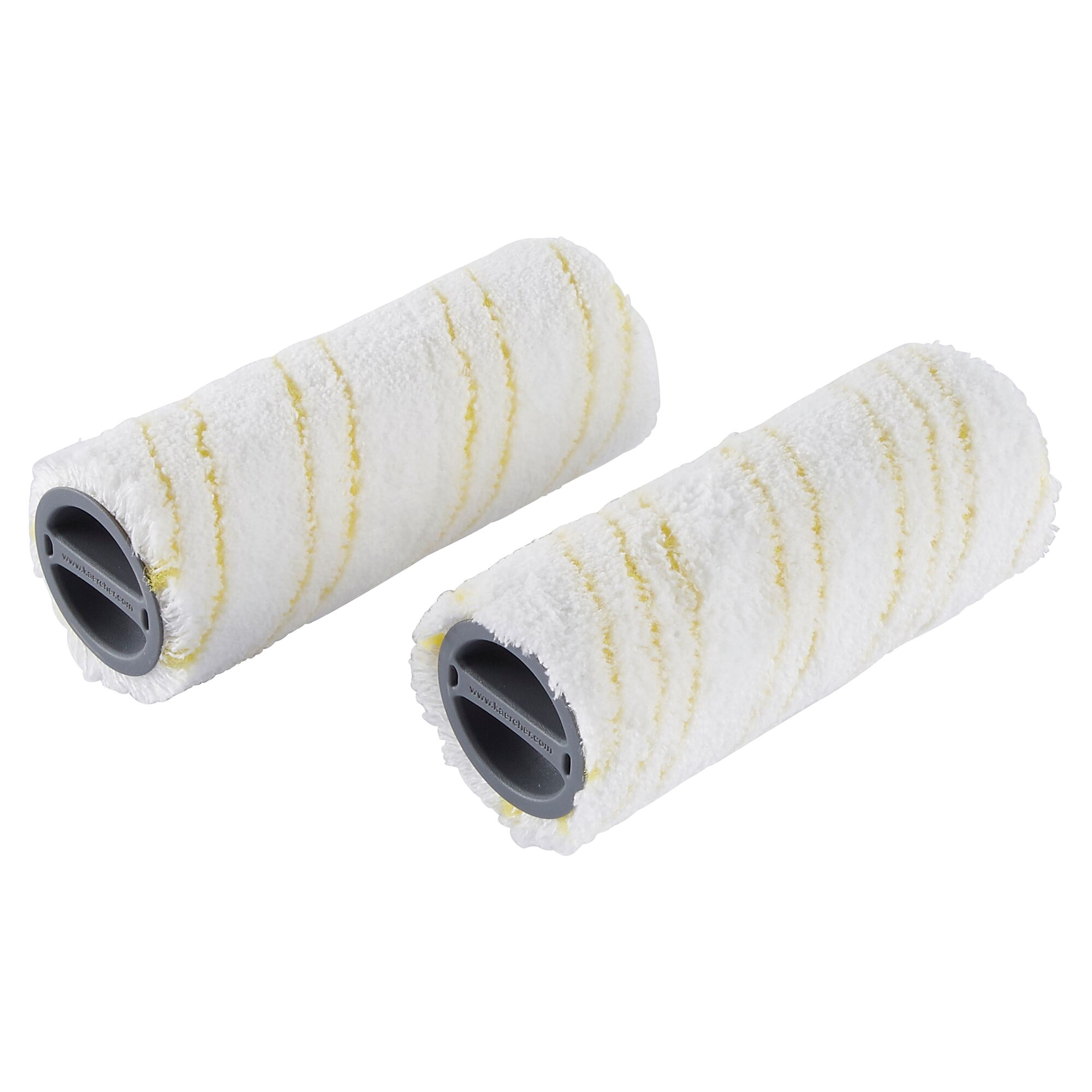 Zwei gelbe Farbwalzen