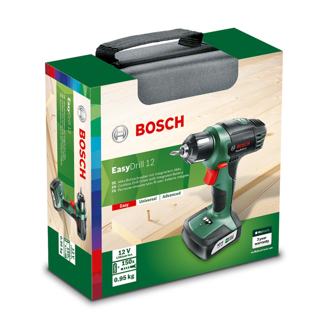 Akku-Bohrschrauber 'EasyDrill 12' mit Softcase