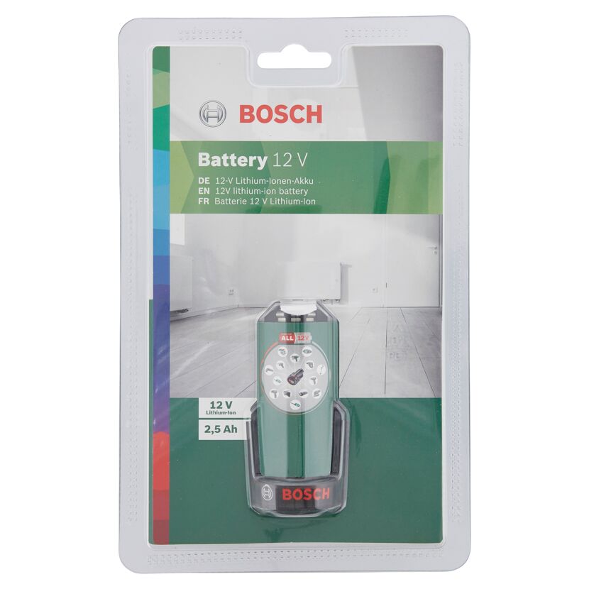 Bosch 12V Lithium-Ionen-Akku in Verpackung