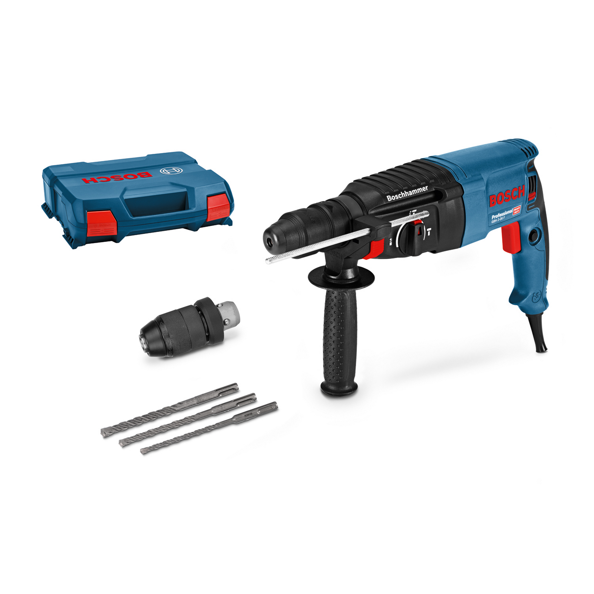 Bohrhammer 'GBH 2-26 F Professional' mit SDS plus, in Koffer + product video