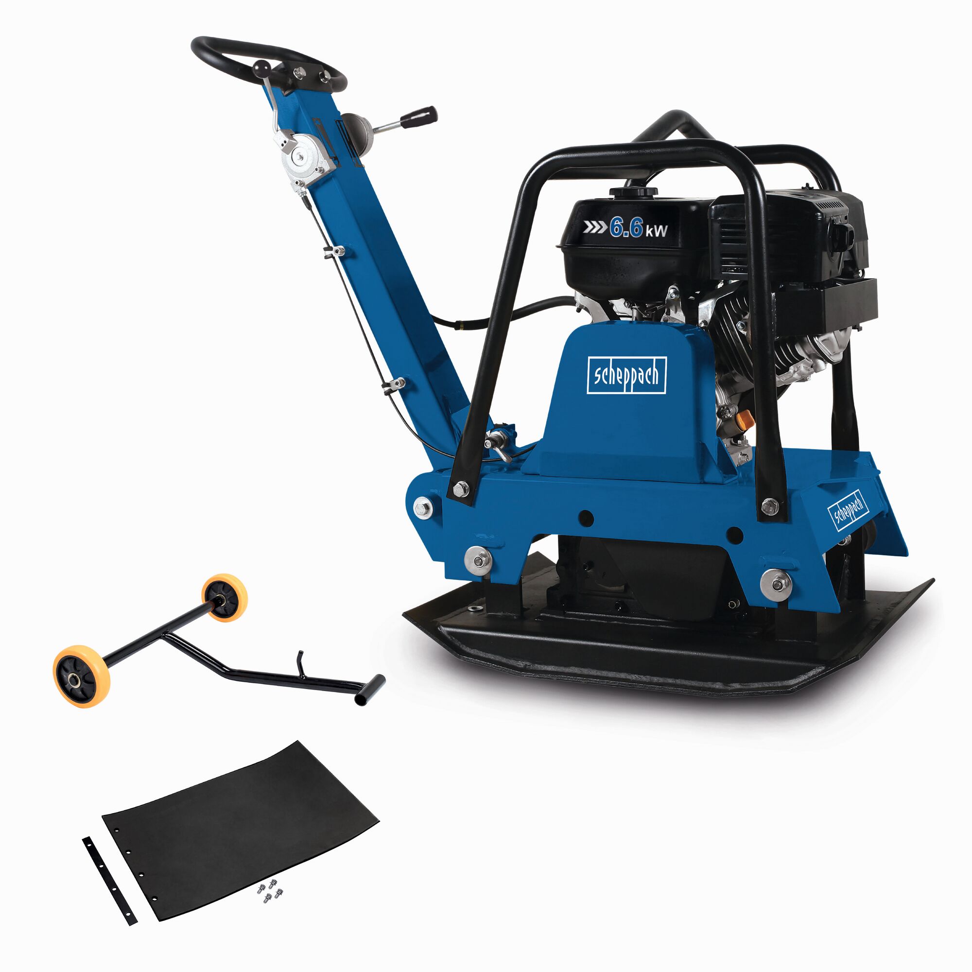 Scheppach Rüttelplatte HP3000s mit Zubehör