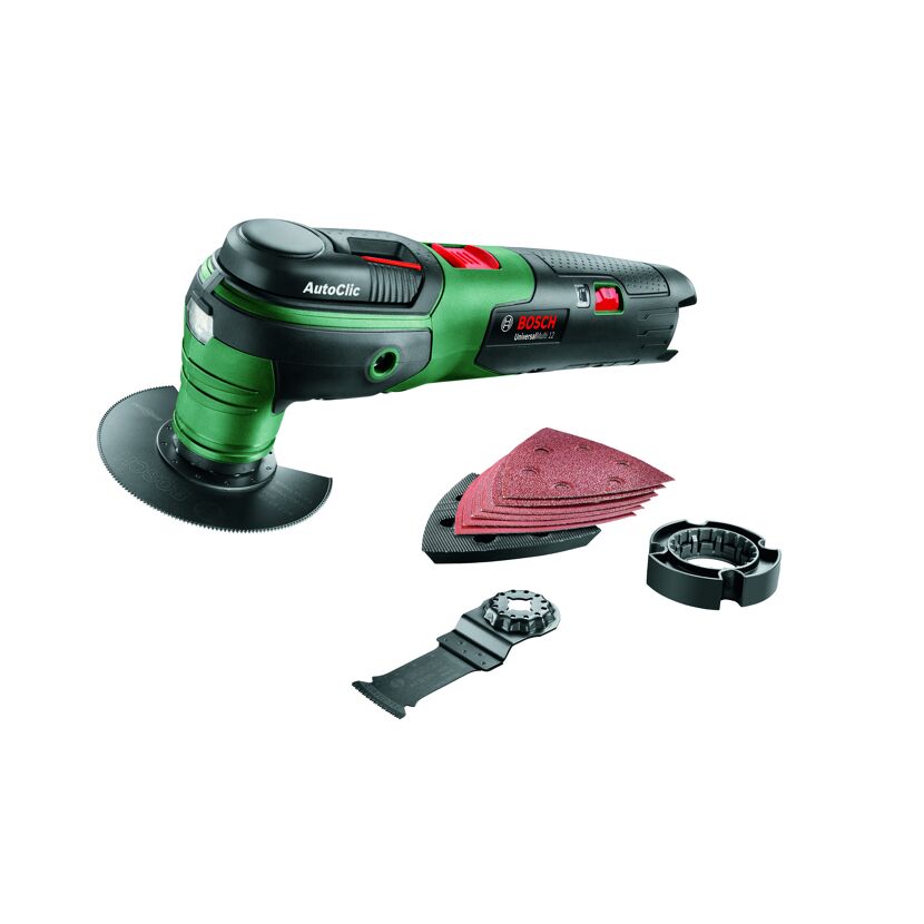 Bosch UniversalMulti 12 Multifunktionswerkzeug mit Zubehör