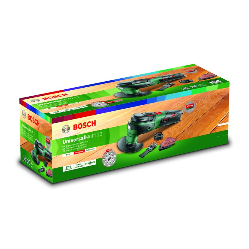 Bosch UniversalMulti 12 Multifunktionswerkzeug im Karton