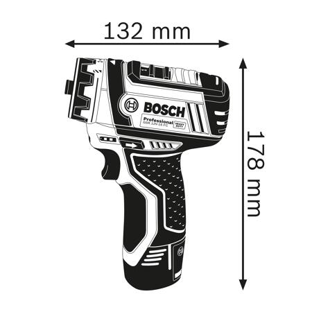 7. Bild von Akku-Bohrschrauber 'GSR 12V-15 FC Professional' 2 x 2,0 Ah Akku in Koffer