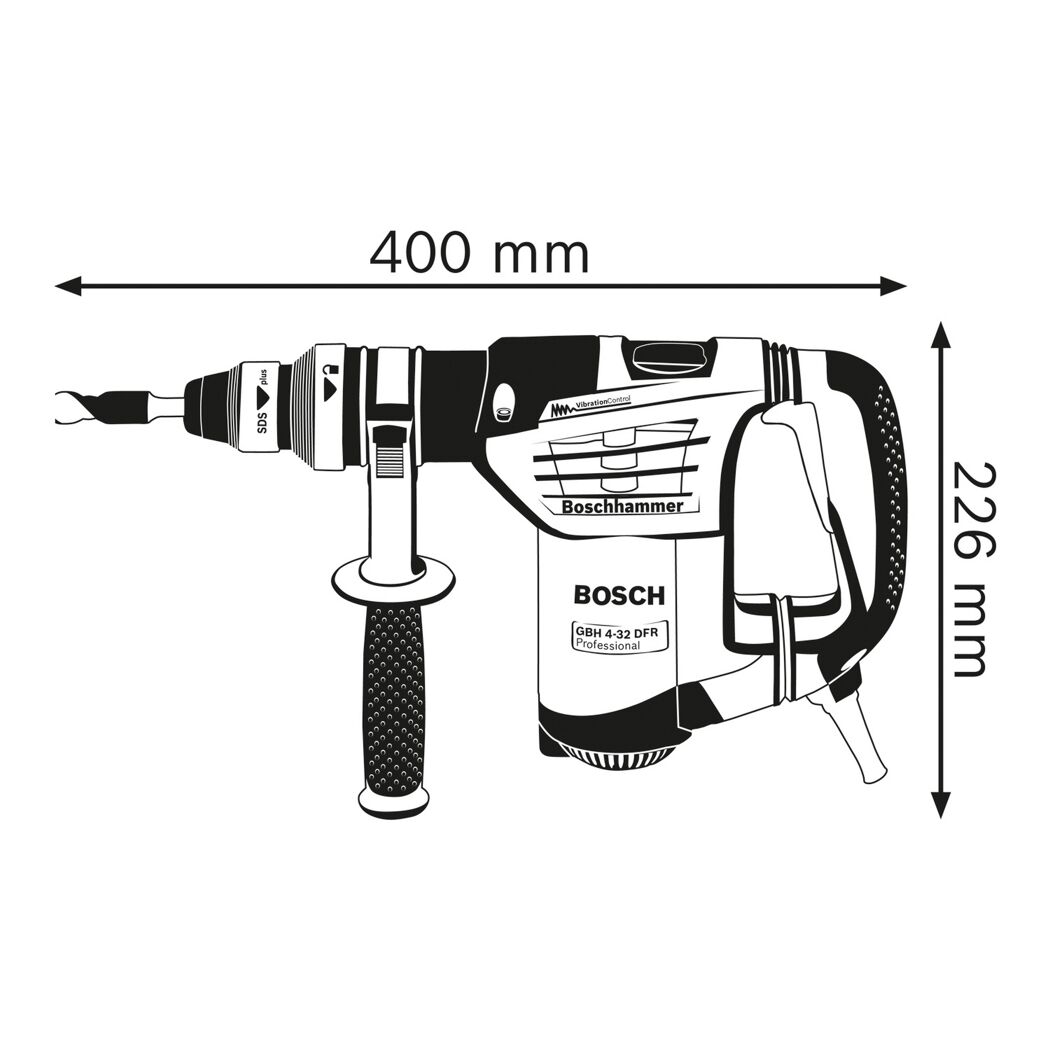 Bohrhammer GBH 4-32 DFR Professional von Bosch